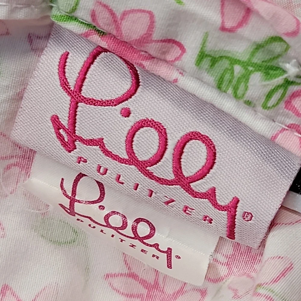 Lilly Pulitzer Perfectly Patched Reversible Twin 60x85 Duvet Cover Matching Sham
